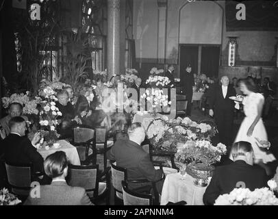 Azienda di ricevimento Boekel. Cena Data: 23 maggio 1948 Parole Chiave: Cena, ricevimenti Foto Stock