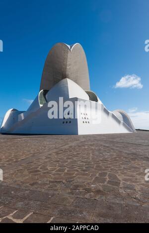 Santa Cruz Tenerife, Spagna Splendida Vista Sul Auditorio De Tenerife - Adan Martin A Santa Cruz, Tenerife, Isole Canarie, Spagna Foto Stock