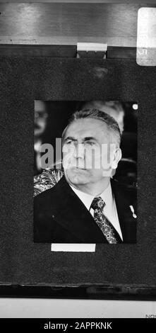 Leader polacco Edward Gierek Data: 14 agosto 1980 Località: Polonia Parole Chiave: Partito comunista, politici, ritratti Nome personale: Gierek, Edward Foto Stock