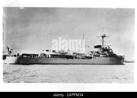 Navy [Navy] Anefo serie London Hr. Sig.Ra Dan. TMP Data: 1940-1945 Parole Chiave: Navy, navi da guerra, seconda guerra mondiale Foto Stock