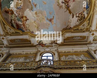 Villa Pisani, Stra, Ville Venete, Brenta, Veneto, Italia Foto Stock