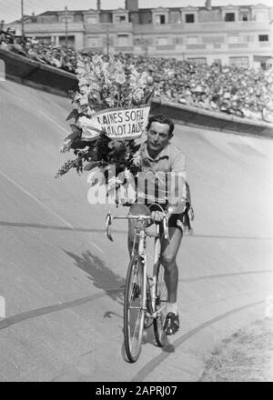 "Fausto Coppi al Tour de France del 1952." Foto Stock
