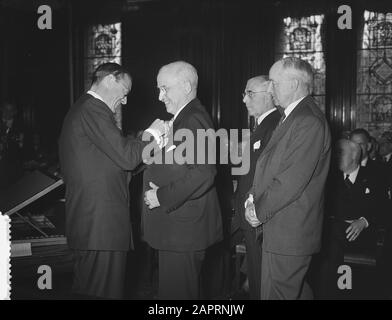 Premio Garofani D'Argento Di Prins Bernhard Data: 28 Giugno 1954 Parole Chiave: Anefo Anefo R Silver Carnation Foto Stock