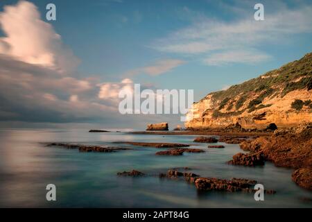 Bella 'Costa de la Luz' vicino alla costa atlantica in Spagna Foto Stock