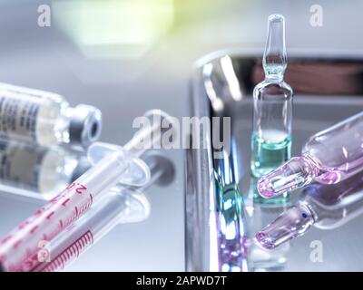 La ricerca farmaceutica Foto Stock