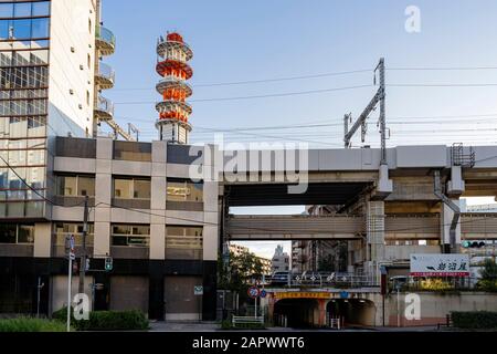 Sendai, 23 ottobre: Città del centro mattina sul 23 ottobre 2019 a Sendai, Giappone Foto Stock