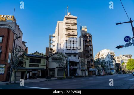 Sendai, 23 ottobre: Città del centro mattina sul 23 ottobre 2019 a Sendai, Giappone Foto Stock