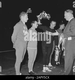Premio dei campioni (ciclismo) Data: 3 settembre 1962 Parole Chiave: Ciclismo, honages Foto Stock