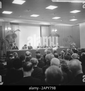 Incontro Giubilare Il Mulino Olandese 40 Anni. Tavolo da tavola. Meeting Overview Data: 3 Marzo 1963 Parole Chiave: Meeting, Anniversari Foto Stock