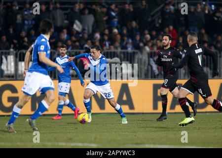 Romulo (brescia) in Brescia vs Milano, Brescia, Italia, 24 Jan 2020, Campionato Italiano Calcio Serie A Men Foto Stock