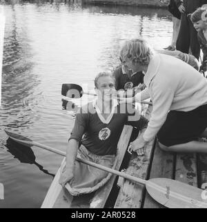 Campionati Olandesi Di Kanoseam Haarlem Data: 7 Luglio 1962 Ubicazione: Haarlem Foto Stock