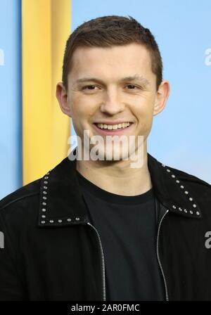 Tom Holland, Dolittle Special Screening, Leicester Square, Londra, Regno Unito, 25 Gennaio 2020, Foto Di Richard Goldschmidt Foto Stock