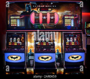 Slot machine arcade di gioco Foto Stock