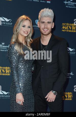 Hollywood, Stati Uniti. 24th Gen 2020. Colton Dixon al 28th Annual Movieguide Awards Di Avalon a Hollywood, California, il 24 gennaio 2020. Credito: Tony Forte/Media Punch/Alamy Live News Foto Stock