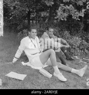 Campionati internazionali di tennis olandesi 1964 a Hilversum Data: 20 luglio 1964 luogo: Hilversum Parole Chiave: Campionati di tennis Foto Stock