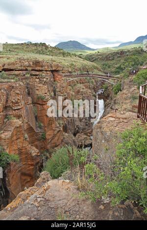 Burke'S Luck Potholes, Graskop Blyde River Lodge, Moremela, Mpumalanga, Sudafrica. Foto Stock