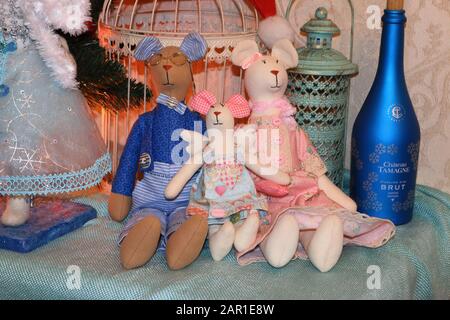 Giocattoli per bambini in camera Foto Stock
