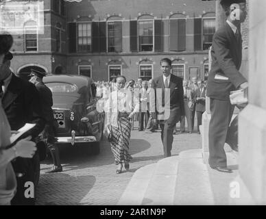 Rtc Data: 22 Agosto 1949 Luogo: Binnenhof, Den Haag, Zuid-Holland Foto Stock