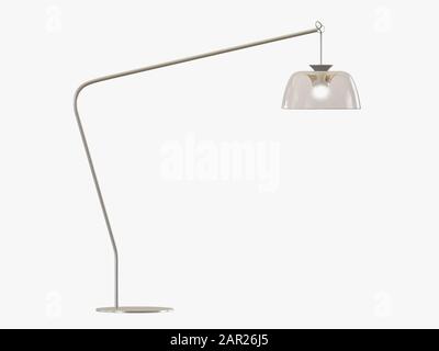 Lampada da terra 3d rendering Foto Stock