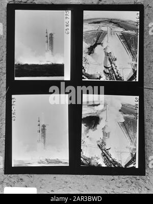 Lancio di Apollo II da Cape Kennedy, USA Data: 13 agosto 1969 Località: America Parole Chiave: Lancia Nome personale: Apollo II Foto Stock