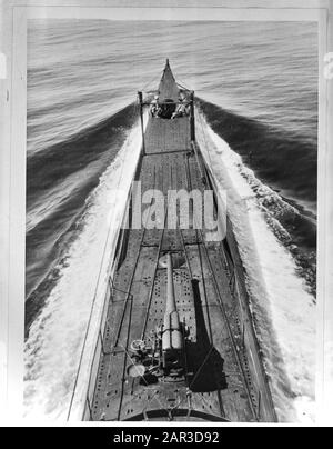 Navy [Navy] Anefo serie London Submarine Hr. Sig.Ra Dan. O21. Data: 1940-1945 Parole Chiave: Navy, sottomarini, seconda guerra mondiale Foto Stock