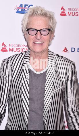 Los ANGELES, CA - 24 GENNAIO: Kevin Cronin di REO Speedwagon assiste la Persona di MusiCares 2020 Dell'anno Che Onora Aerosmith alla West Hall Al Los Angeles Convention Center il 24 gennaio 2020 a Los Angeles, California. Foto Stock