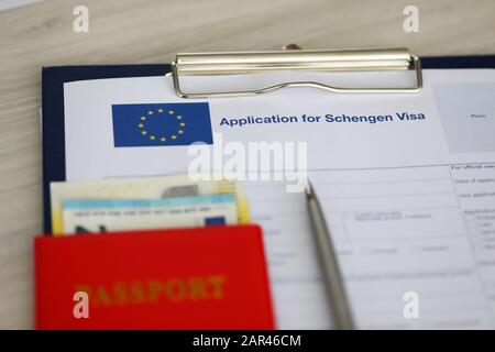 Modulo importante da compilare per l'ue Foto Stock