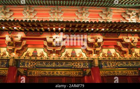 Padiglione Teng wang nella provincia cinese di Nan chang jiang xi di notte Foto Stock