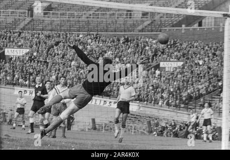 DWS-A contro DOS 0-0 momento di gioco Data: 23 aprile 1962 Parole Chiave: Sport, calcio Foto Stock