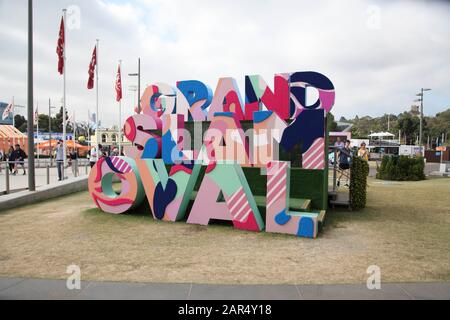 Melbourne Park, Victoria, Australia. 26th Gen 2020. Day Seven - Image Credit: Brett Keating/Alamy Live News Foto Stock