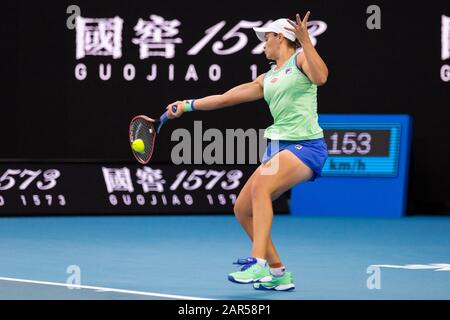 Melbourne, Australia. 26 Gennaio 2020. Ashleigh Barty Durante L'Australian Open. Credito: Dave Hewison/Alamy Live News Foto Stock