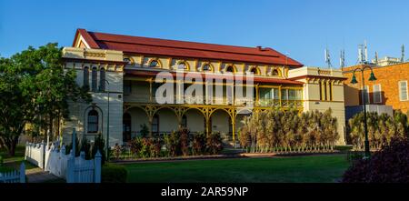 Maryborough Courthouse costruito nel 1877 a Portside Precinct, Maryborough Queensland Foto Stock