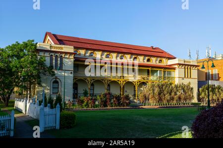 Maryborough Courthouse costruito nel 1877 a Portside Precinct, Maryborough Queensland Foto Stock