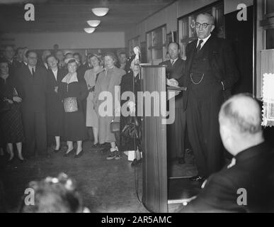 Cacciatore sottomarino Groningen Data: 9 gennaio 1954 Parole Chiave: Lancio, cacciatori sottomarini Nome personale: Groningen Foto Stock