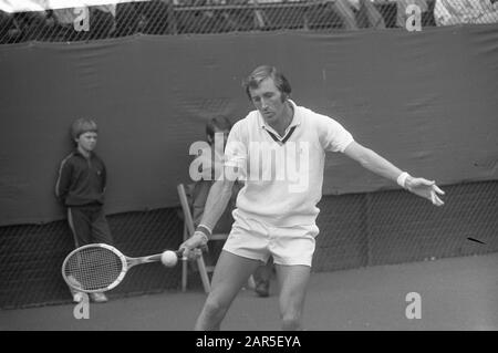 Campionati internazionali di tennis a Hilversum. - Geza Varga? Data: 28 Luglio 1972 Luogo: Hilversum Parole Chiave: Tennis Foto Stock