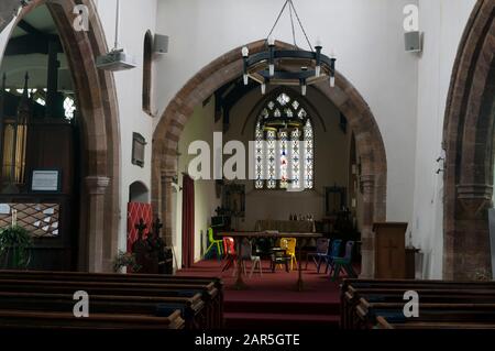 St. Andrew`S Church, Broughton, Northamptonshire, Inghilterra, Regno Unito Foto Stock