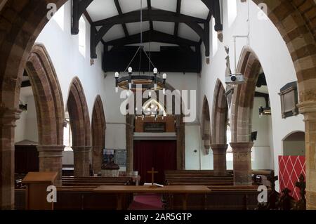 St. Andrew`S Church, Broughton, Northamptonshire, Inghilterra, Regno Unito Foto Stock