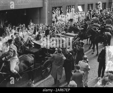 Opening Staten General, Rooms Katholiek Hospital Westeinde Data: 21 Settembre 1954 Parole Chiave: Openings Nome Personale: Westeinde Foto Stock