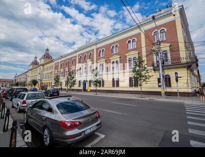 Costruzione di gestione generale del regionale delle finanze pubbliche in Cluj Napoca, la seconda città più popolosa della Romania Foto Stock