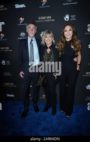 Beverly HILLS, California - 25 GENNAIO: Olivia Newton-John arriva al G'Day USA Standing Together evento al Beverly Wilshire di Beverly Hills, California, il 25 gennaio 2019. Credito: Tony Forte/Mediapunch Foto Stock