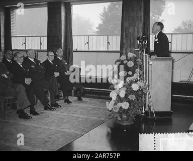 Sua altezza reale Principe Bernhard nominato Patrono World Broadcasting Data: 12 ottobre 1955 Nome personale: Bernhard, Prince Nome istituzione: World Domain Foto Stock