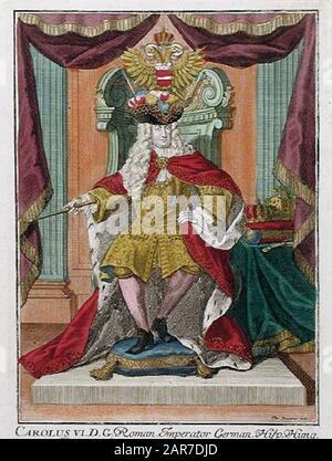 Carlo VI, Sacro Romano Imperatore (1685-1740) Foto Stock