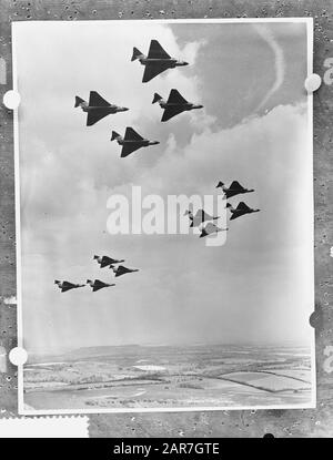 Raf Jet Gloster Javelin Data: 4 Luglio 1957 Parole Chiave: Air Force, Aviation, Aircraft Persona Nome: Gloster Javelin Istituto Nome: Raf Foto Stock