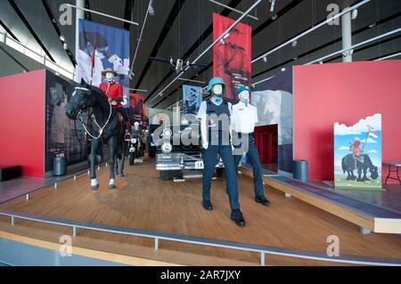 Royal Canadian Mounted Police (Rcmp) Heritage Centre, Regina, Saskatchewan, Canada Foto Stock