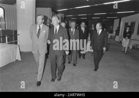 Prince Claus apre la nuova sede di Rabobank a Utrecht Data: 12 Settembre 1984 luogo: Utrecht Parole Chiave: Aperture Nome personale: Claus, Prince Institution name: Rabobank Foto Stock