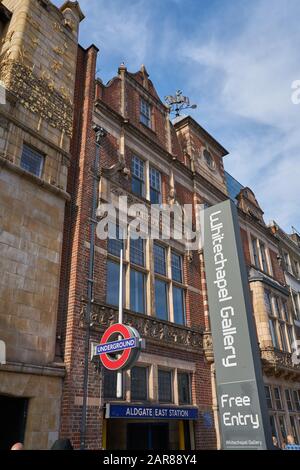 Whitechapel Art Gallery Foto Stock