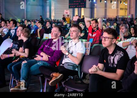 Immagine editoriale di un Counter Strike: offensiva mondiale torneo esports evento. Foto Stock