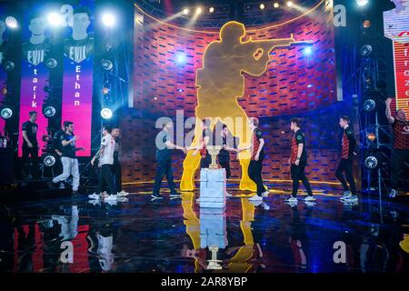 Immagine editoriale di un Counter Strike: offensiva mondiale torneo esports evento. Foto Stock