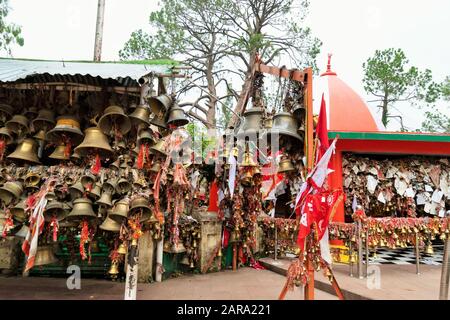 Chitai Golu Devta Bell Temple, Almora, Uttarakhand, India Foto Stock