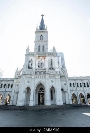 Singapore. Gennaio 2020. CHIJMES è un edificio storico a Singapore, che ha iniziato la vita come un convento cattolico conosciuto come il Convento del Hol Foto Stock